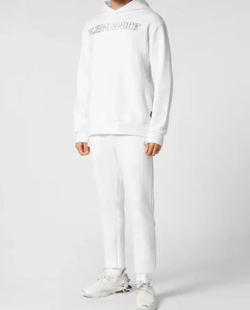 Biała bluza z kapturem Tiger