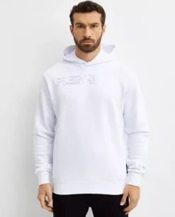 Biała bluza z kapturem Tiger