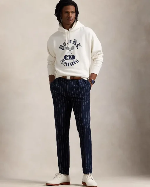 Biała bluza z nadrukiem Vintage Fit
