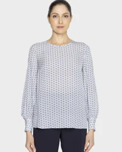 Biała bluza z printem