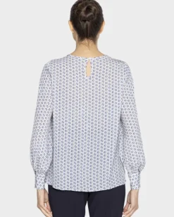 Biała bluza z printem