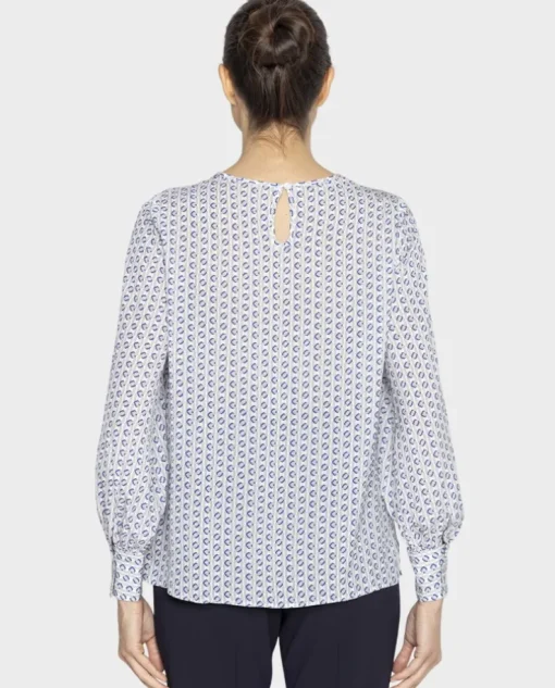 Biała bluza z printem