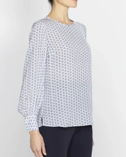 Biała bluza z printem