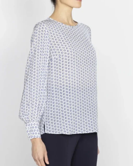 Biała bluza z printem