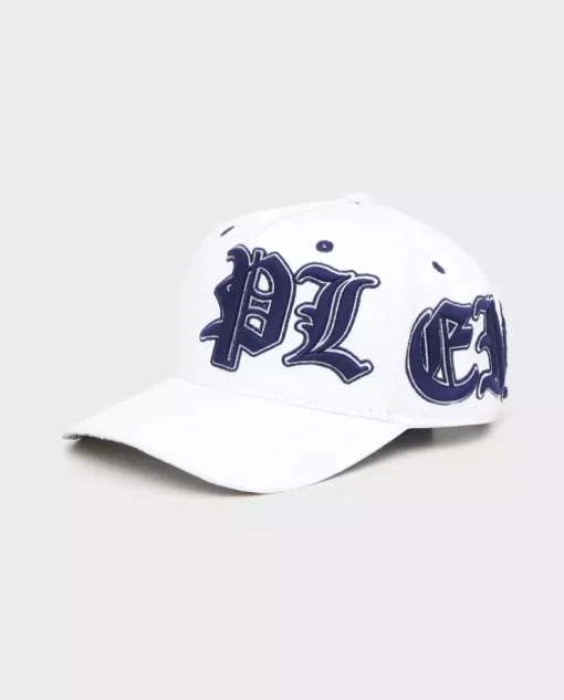Biała czapka z daszkiem Paisley Gothic