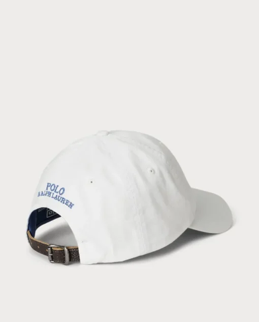 Biała czapka z daszkiem Polo Bear