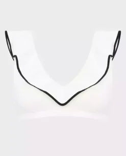 Biała góra od bikini Piana