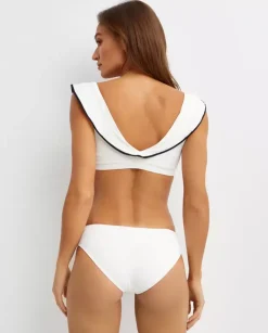 Biała góra od bikini Piana