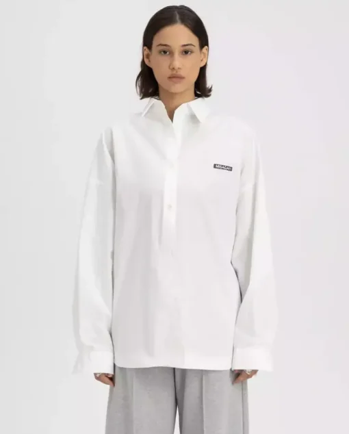 Biała koszula oversize