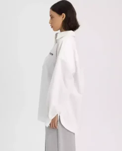 Biała koszula oversize
