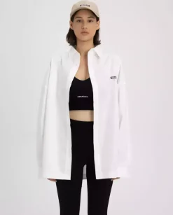 Biała koszula oversize