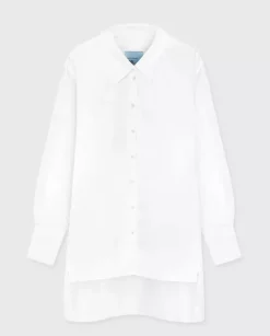Biała koszula oversize Chic Carrie