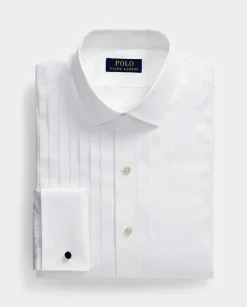 Biała koszula smokingowa Custom Fit