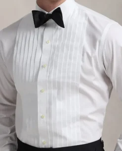 Biała koszula smokingowa Custom Fit