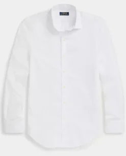 Biała koszula z logo Slim Fit