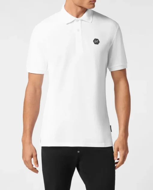 Biała koszulka polo