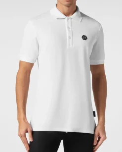 Biała koszulka polo