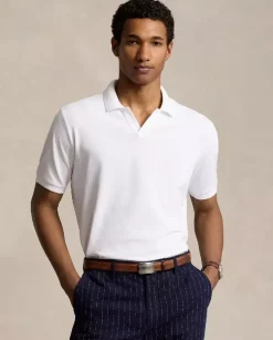 Biała koszulka polo Classic Fit