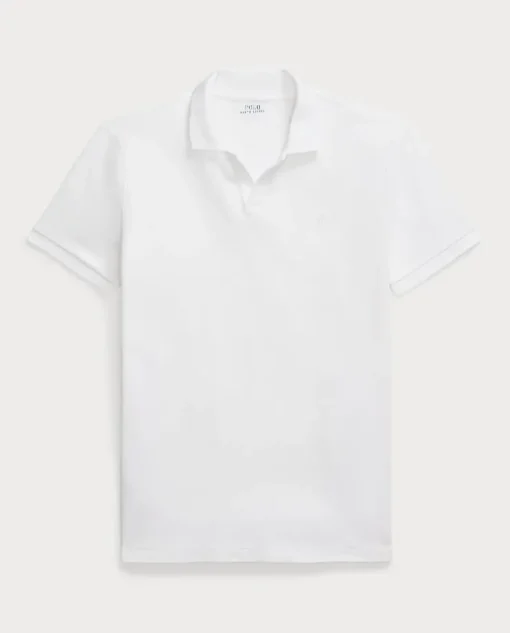 Biała koszulka polo Custom Slim Fit