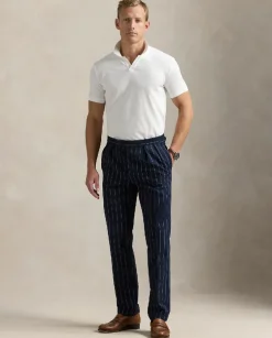 Biała koszulka polo Custom Slim Fit