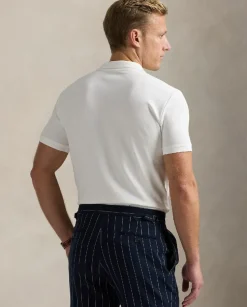 Biała koszulka polo Custom Slim Fit