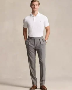 Biała koszulka polo Custom Slim Fit