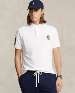 Biała koszulka Polo Custom Slim Fit