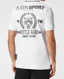Biała koszulka polo SS Tiger