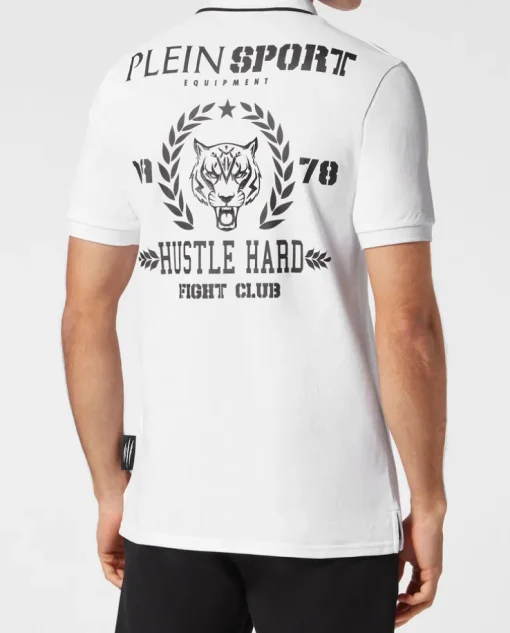 Biała koszulka polo SS Tiger