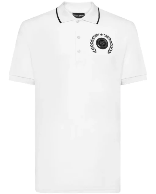 Biała koszulka polo SS Tiger