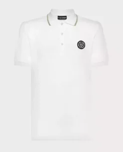 Biała koszulka polo SS Tiger