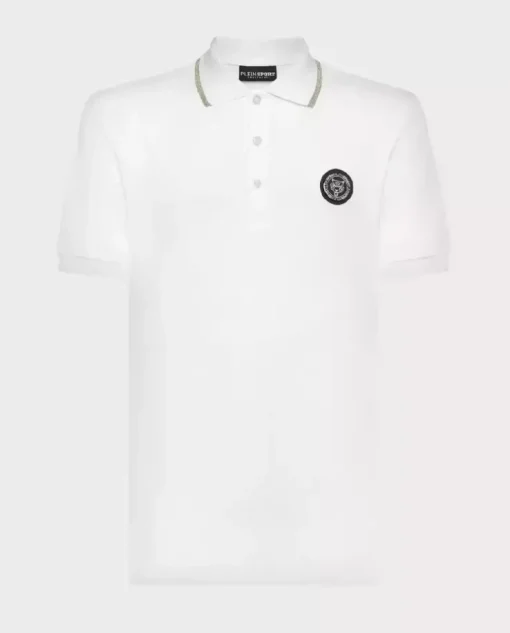Biała koszulka polo SS Tiger