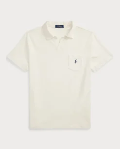 Biała koszulka polo Standard Fit
