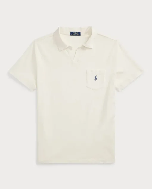 Biała koszulka polo Standard Fit
