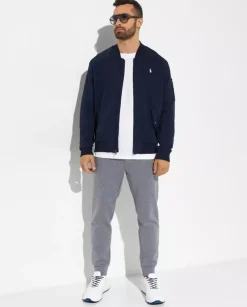 Biała koszulka z długim rękawem Classic Fit