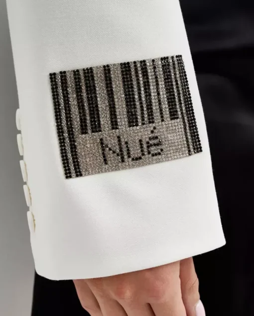 Biała marynarka Barcode