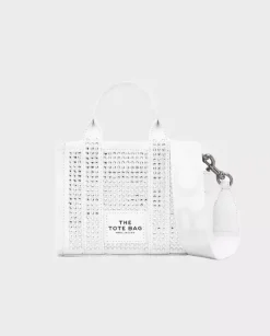 Biała torebka The Crystal Canvas Crossbody Tote