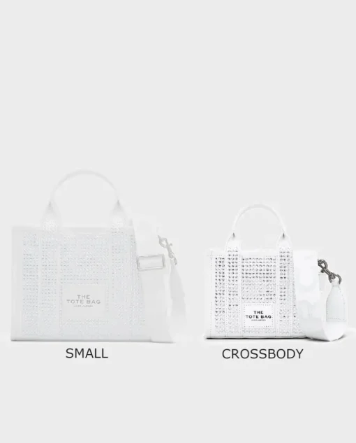 Biała torebka The Crystal Canvas Crossbody Tote