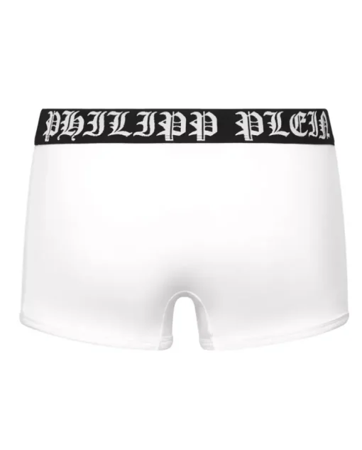 Białe bawełniane bokserki