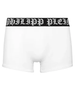 Białe bokserki