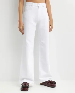 Białe jeansy Korea Relaxed Fit