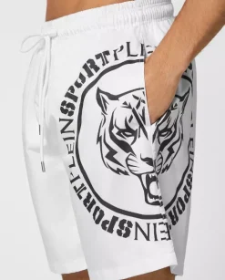 Białe kąpielówki Carbon Tiger