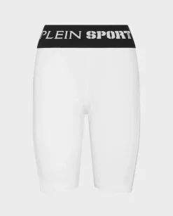 Białe legginsy Push-Up