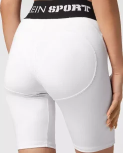 Białe legginsy Push-Up