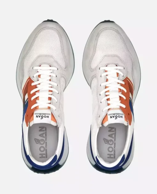 Białe lekkie sneakersy H601