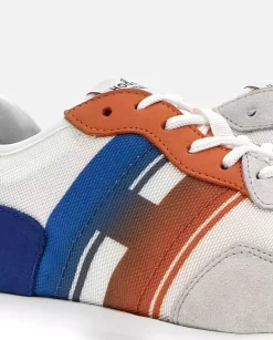 Białe lekkie sneakersy H601