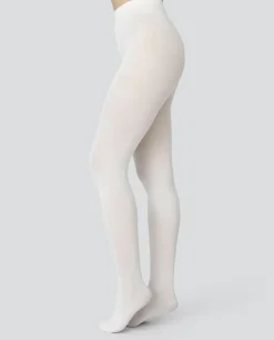 Białe rajstopy Olivia