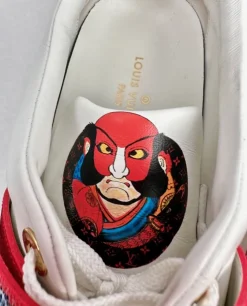 Białe skórzane sneakersy