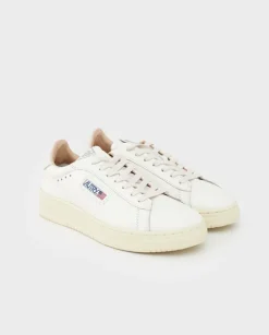 Białe skórzane sneakersy Dallas