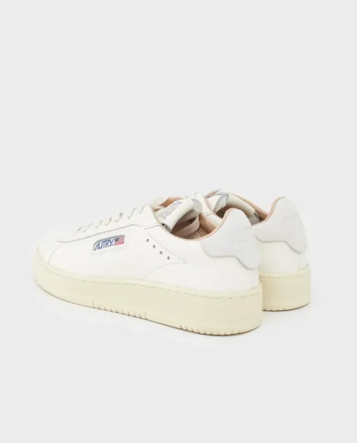 Białe skórzane sneakersy Dallas